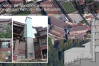 Ascensor en el Colegio San Patricio de San Sebastián