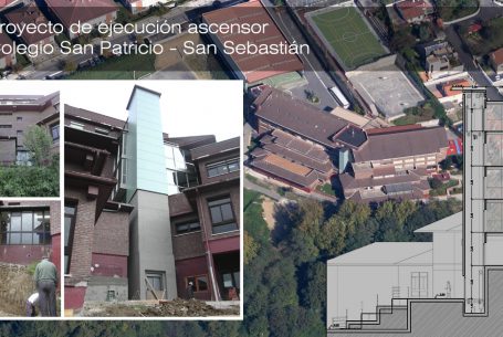 Ascensor en el Colegio San Patricio de San Sebastián