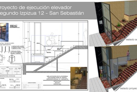 Ascensor Elevador para vivienda en San Sebastián