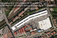 Propuesta para rehabilitación de fachadas en un pabellón de Irún