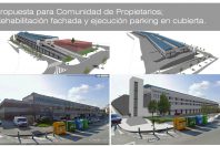 Propuesta para rehabilitación de fachadas en un pabellón de Irún