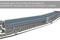 Propuesta para rehabilitación de fachadas en un pabellón de Irún