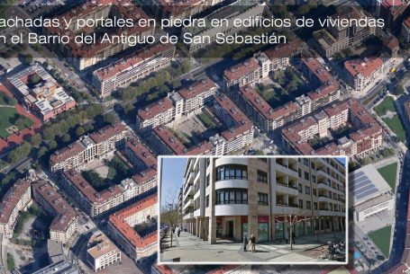 Fachadas ventiladas de Viviendas en el Barrio del Antiguo