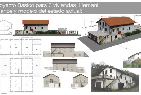 Reforma de caserío para construir 3 viviendas