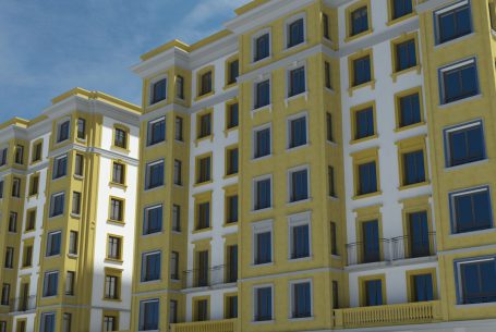 Infografías para presentación de rehabilitación de fachadas