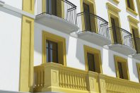 Infografías para presentación de rehabilitación de fachadas