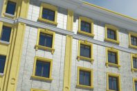 Infografías para presentación de rehabilitación de fachadas